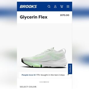 Brooks Glycerin FLEX MEns SZ 12